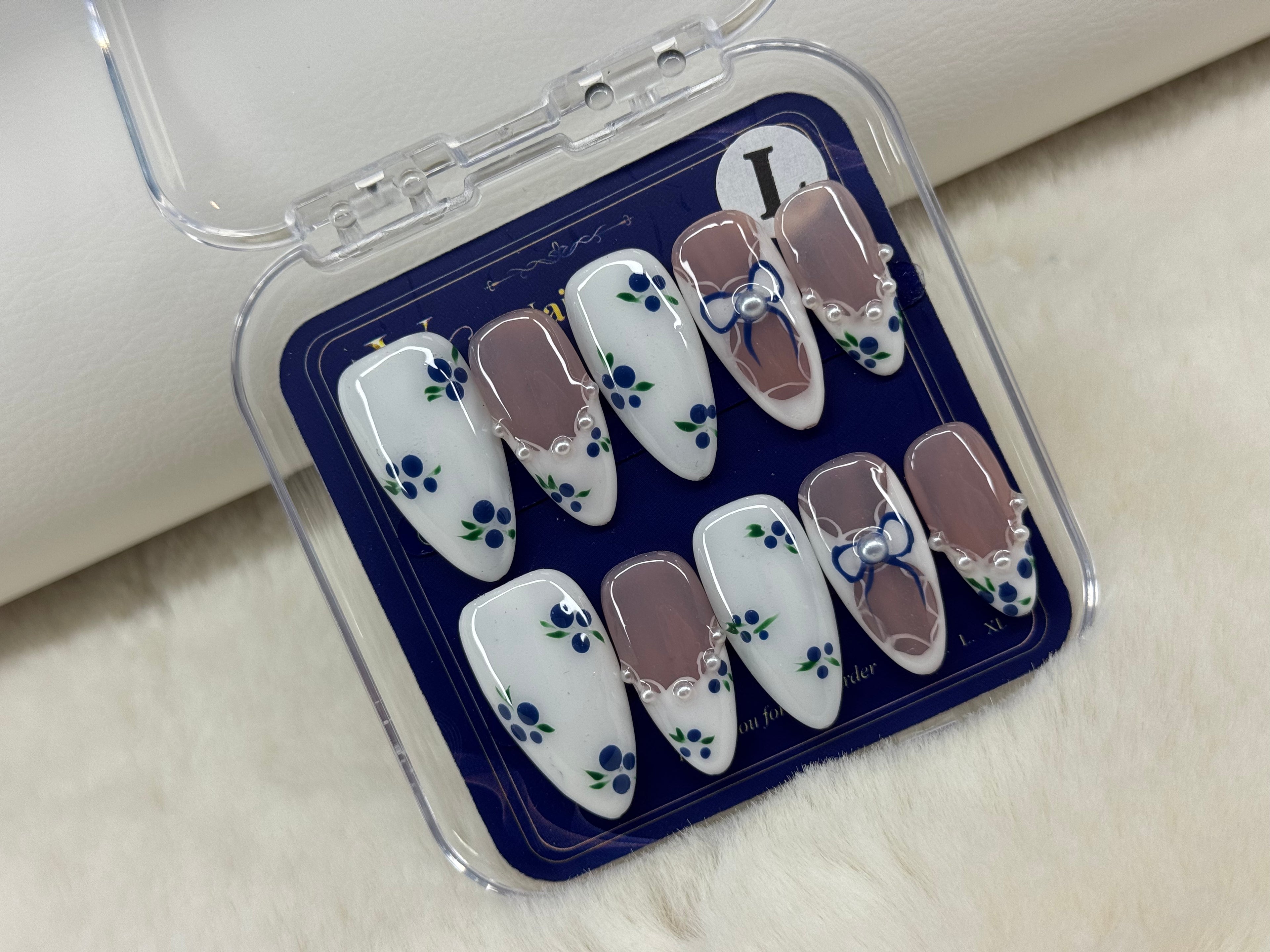 Long Almond Press Ons