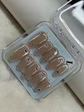 Medium Almond Press Ons